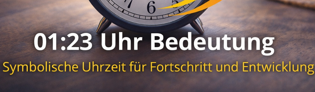 01:23 Uhr Bedeutung Symbolische Zeit