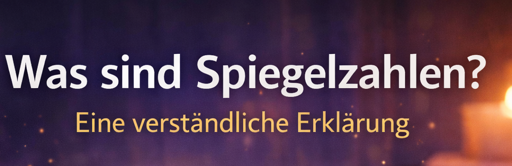 Beispiel für Spiegelzahlen und ihre mögliche spirituelle Bedeutung