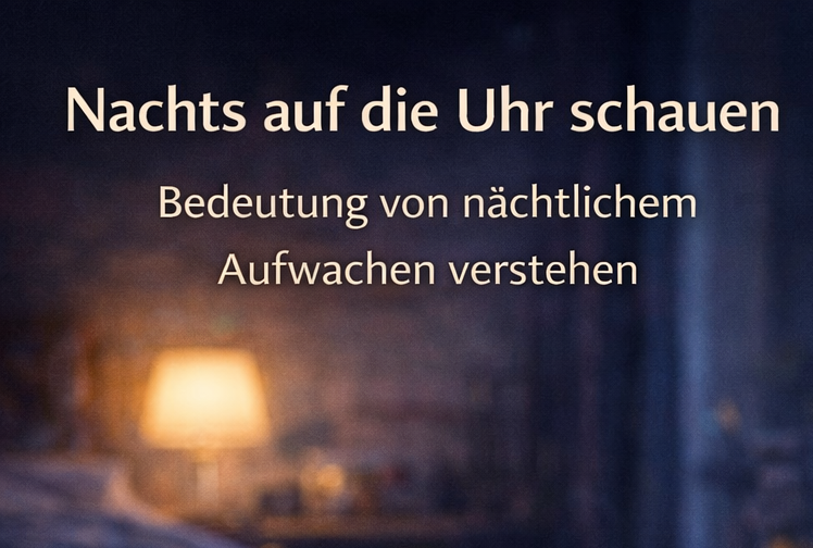 Bedeutung von nächtlichem Aufwachen verstehen