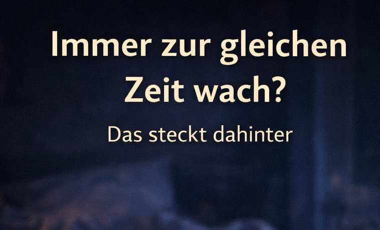 Nachts zur gleichen Zeit wach werden – Zusammenhang zwischen Schlafzyklen, Gewohnheiten und innerem Rhythmus